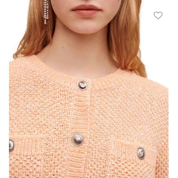 Maje Marguette Knit Cardigan size 2 - Picture 7 of 8